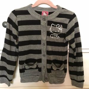 Hello kitty button up sweater